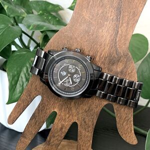 New Premier Designs Men's Black/Dark Gray Watch